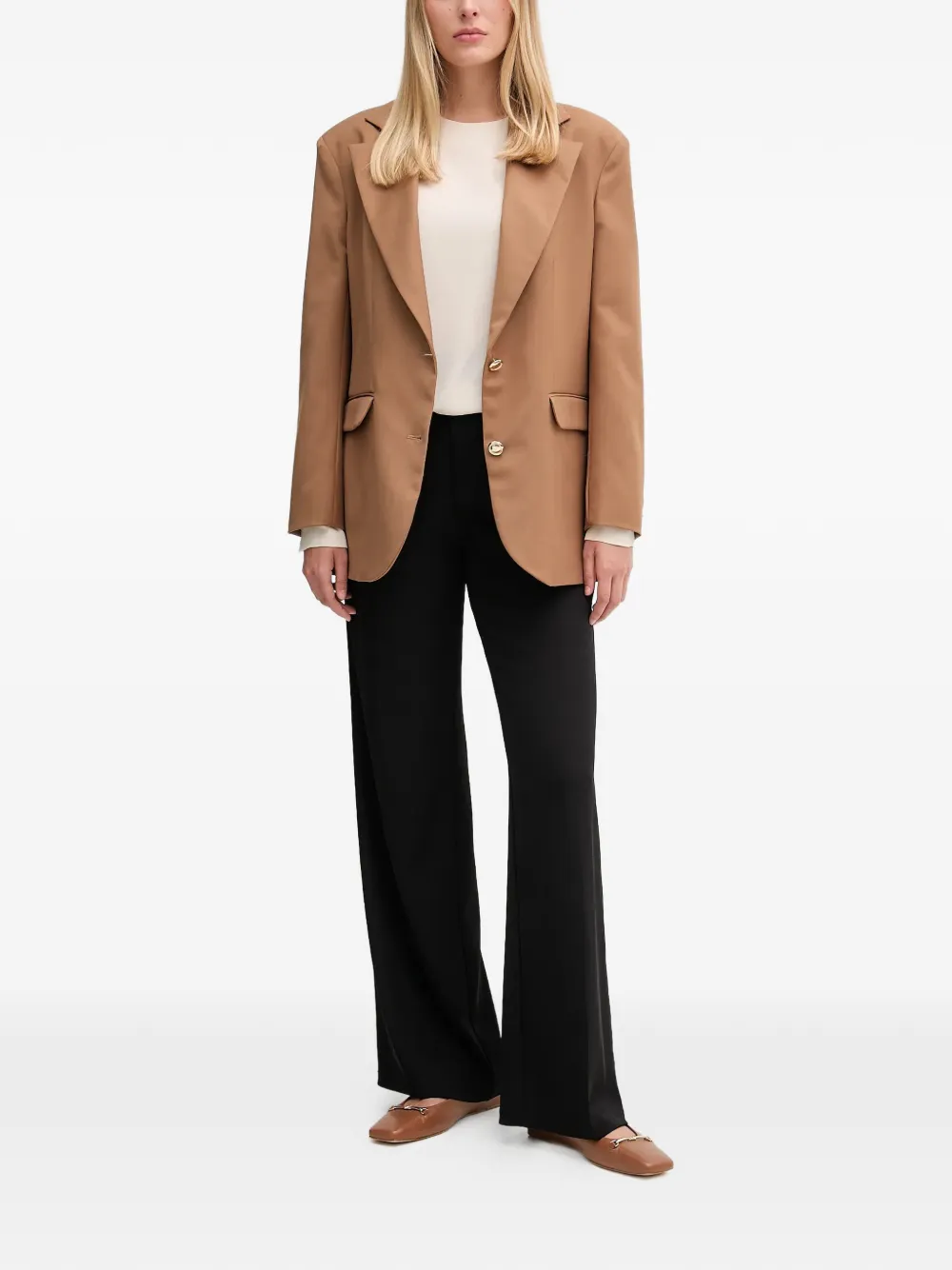 Button Notched Blazer