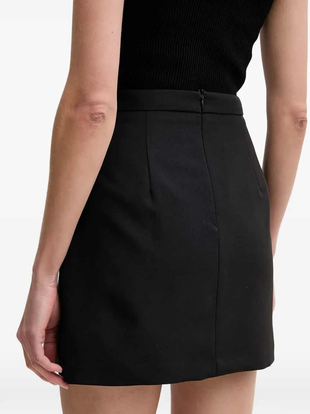  Gaudi Floral Mini Skirt - Black 