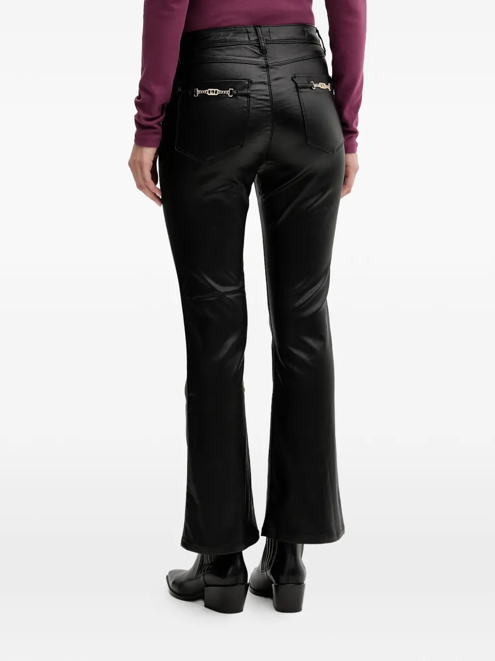 Gaudi Broek met kettingdetail Zwart