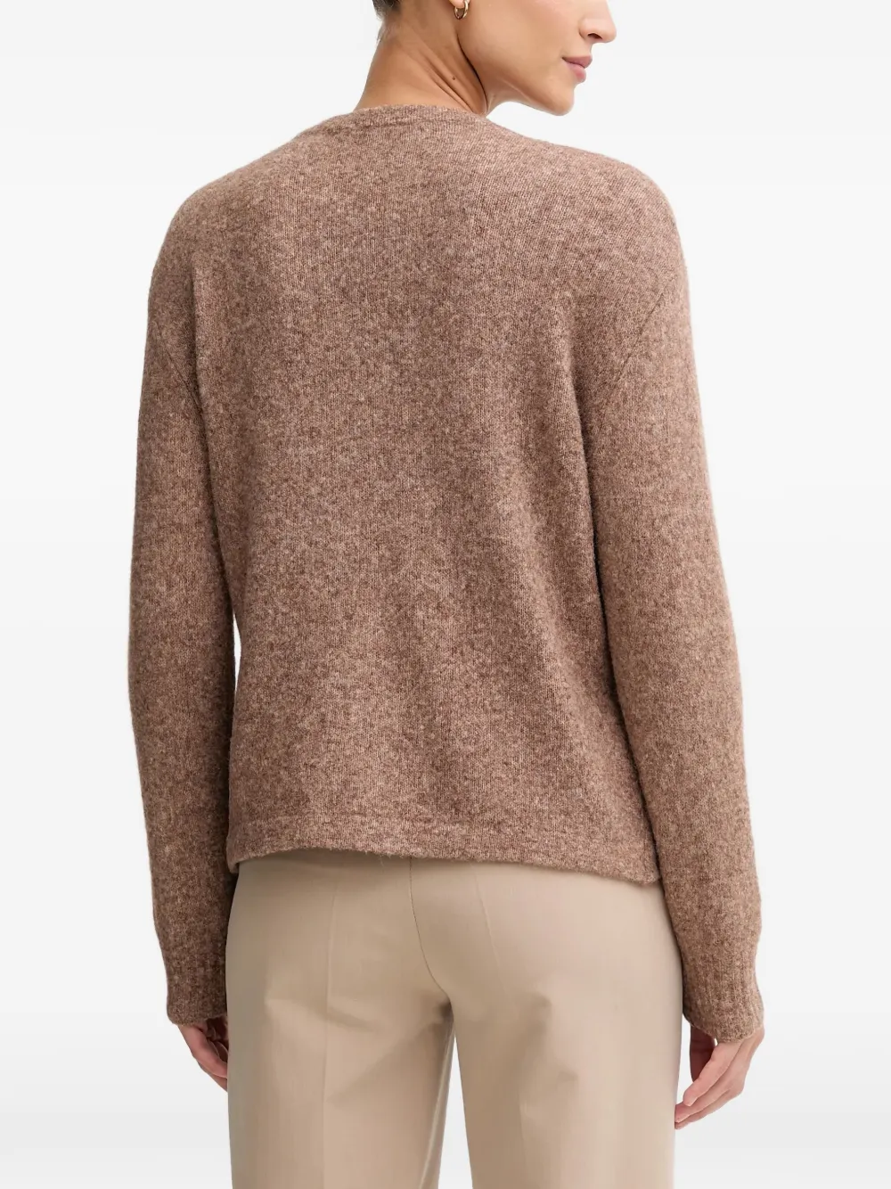  Gaudi Wrap-tie Cardigan - Brown 