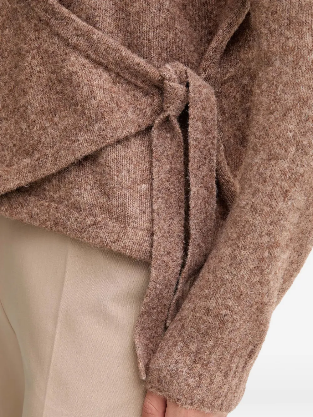 Gaudi Vest met strik Bruin