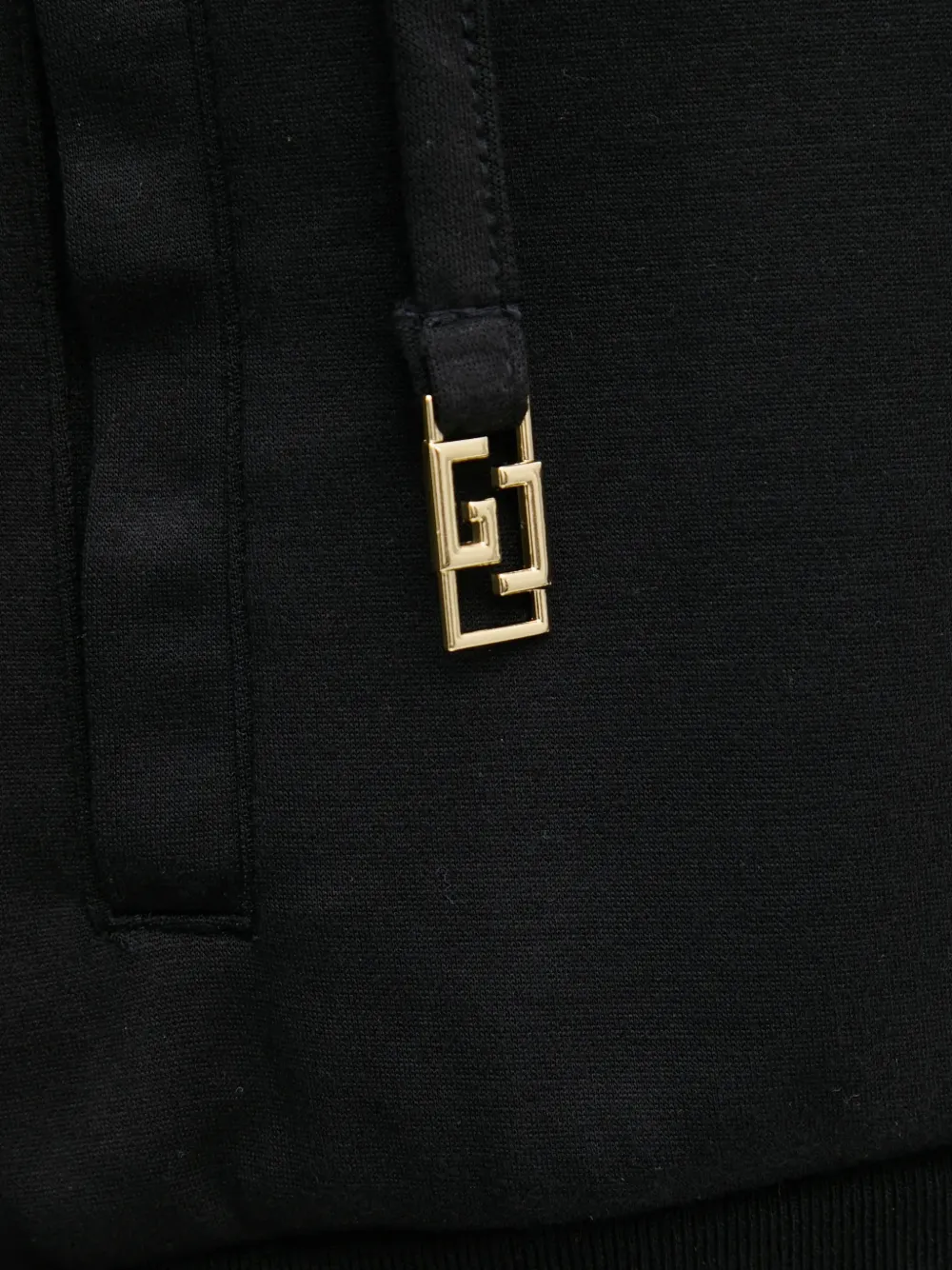 Gaudi Hoodie met rits Zwart