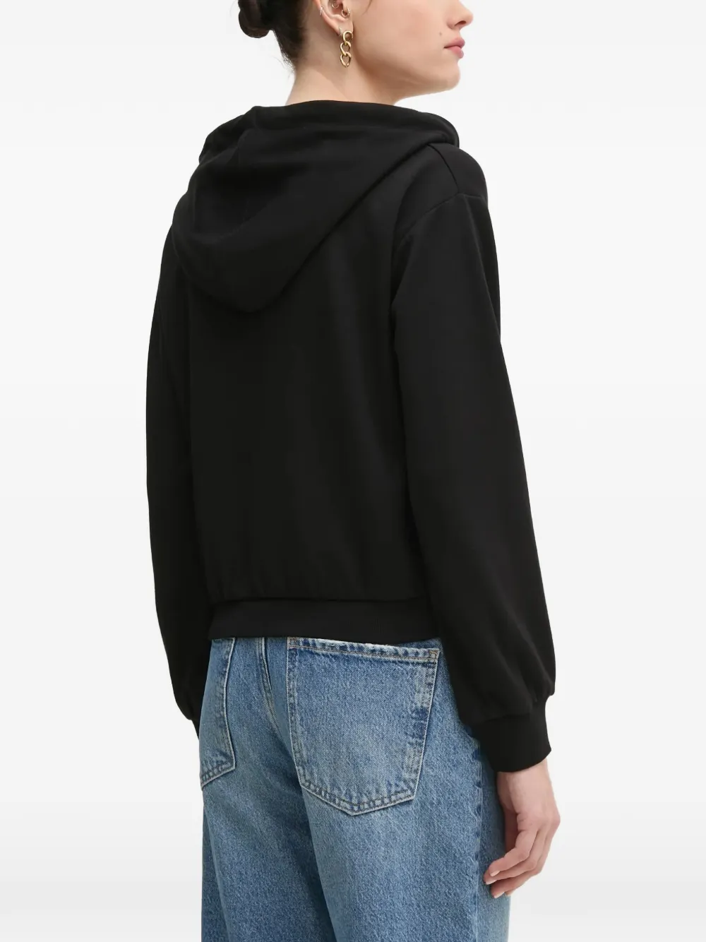 Gaudi Hoodie met rits Zwart