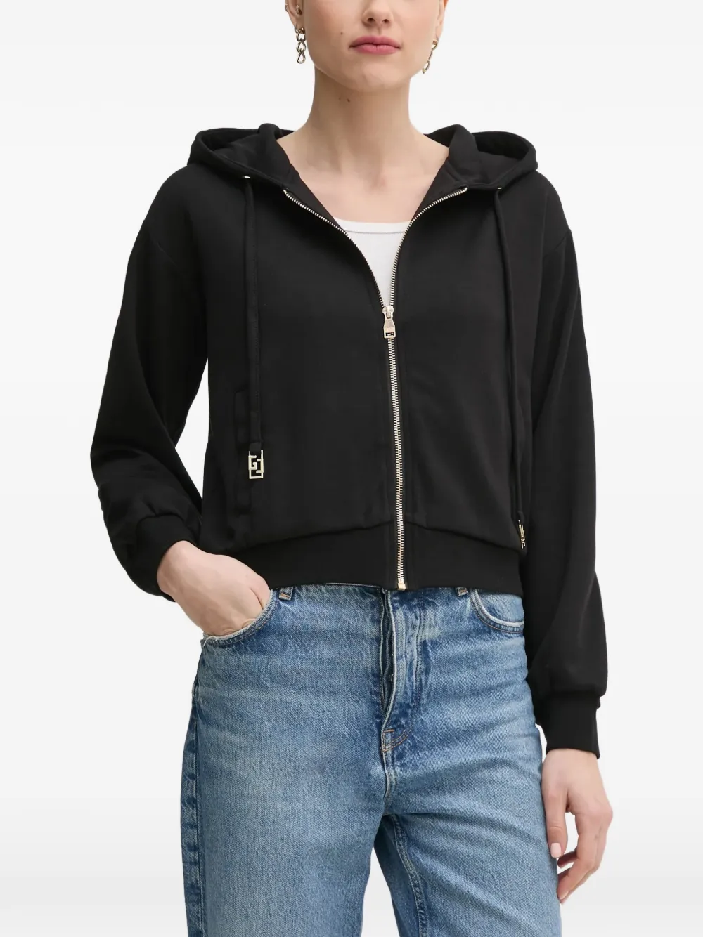 Gaudi zip hoodie - Nero