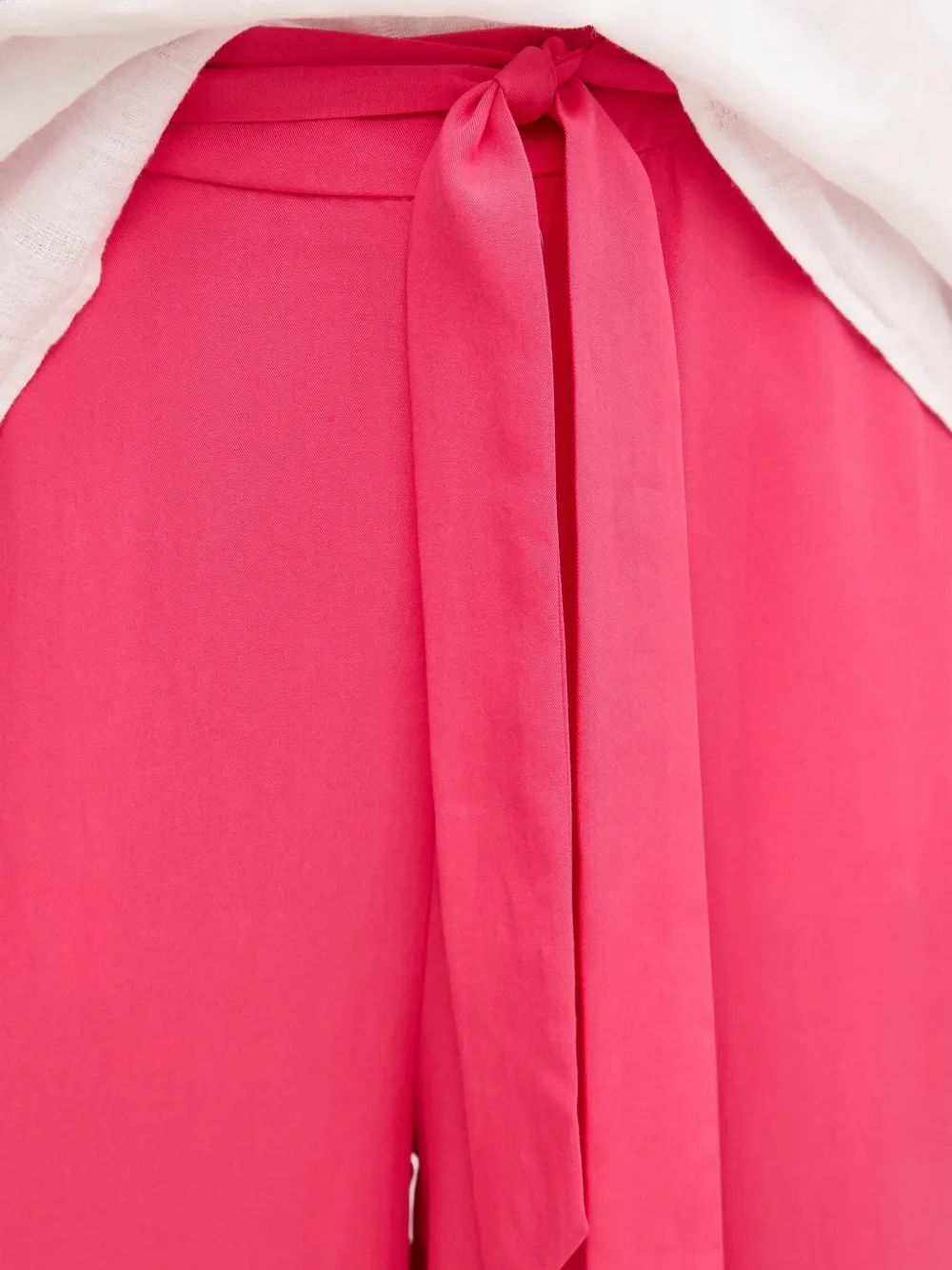 Gaudi Broek met gestrikte taille Roze