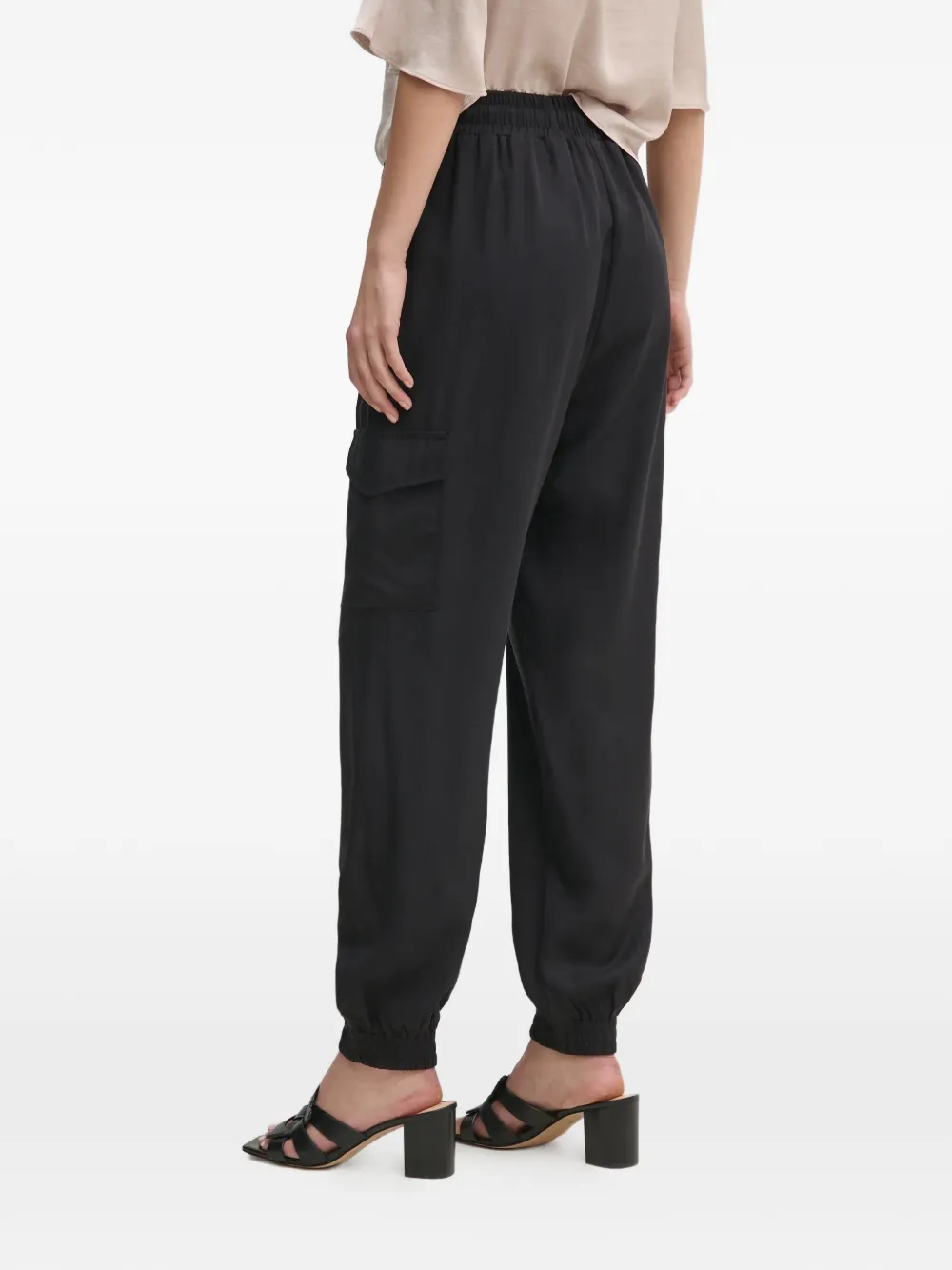  Gaudi Drawstring-fastening Cargo-pocket Trousers - Black 