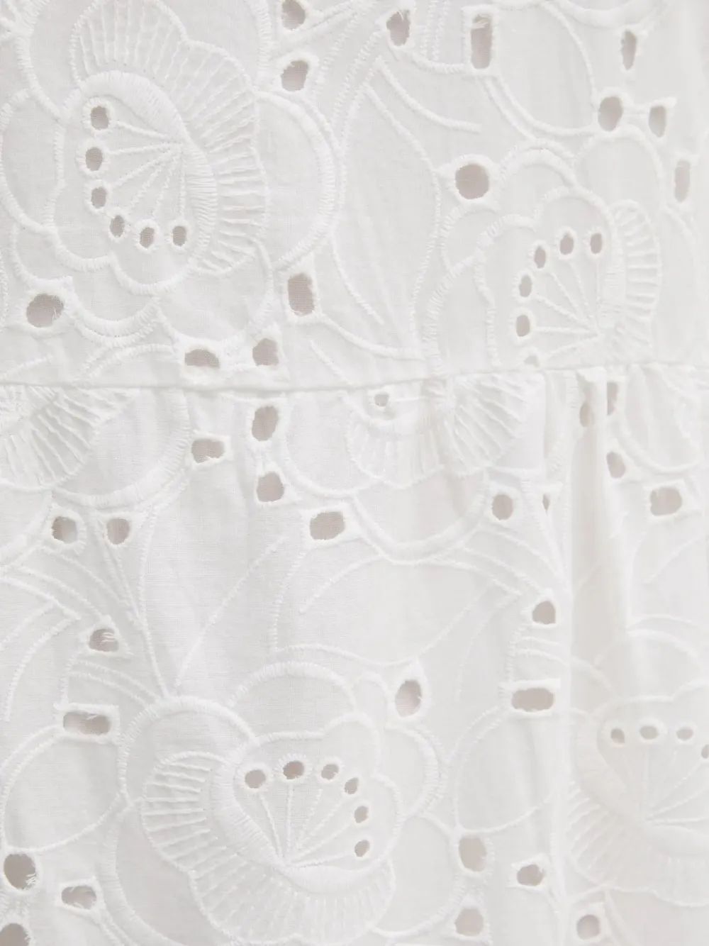 Gaudi Sangallo mouwloze maxi-jurk met bloemenprint Wit