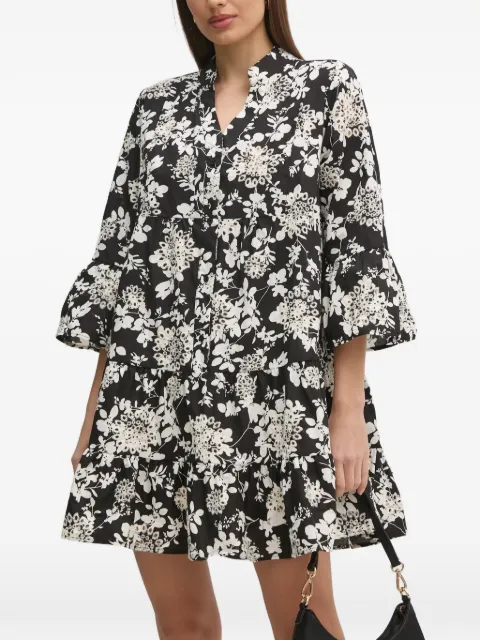 Gaudi floral-print midi dress