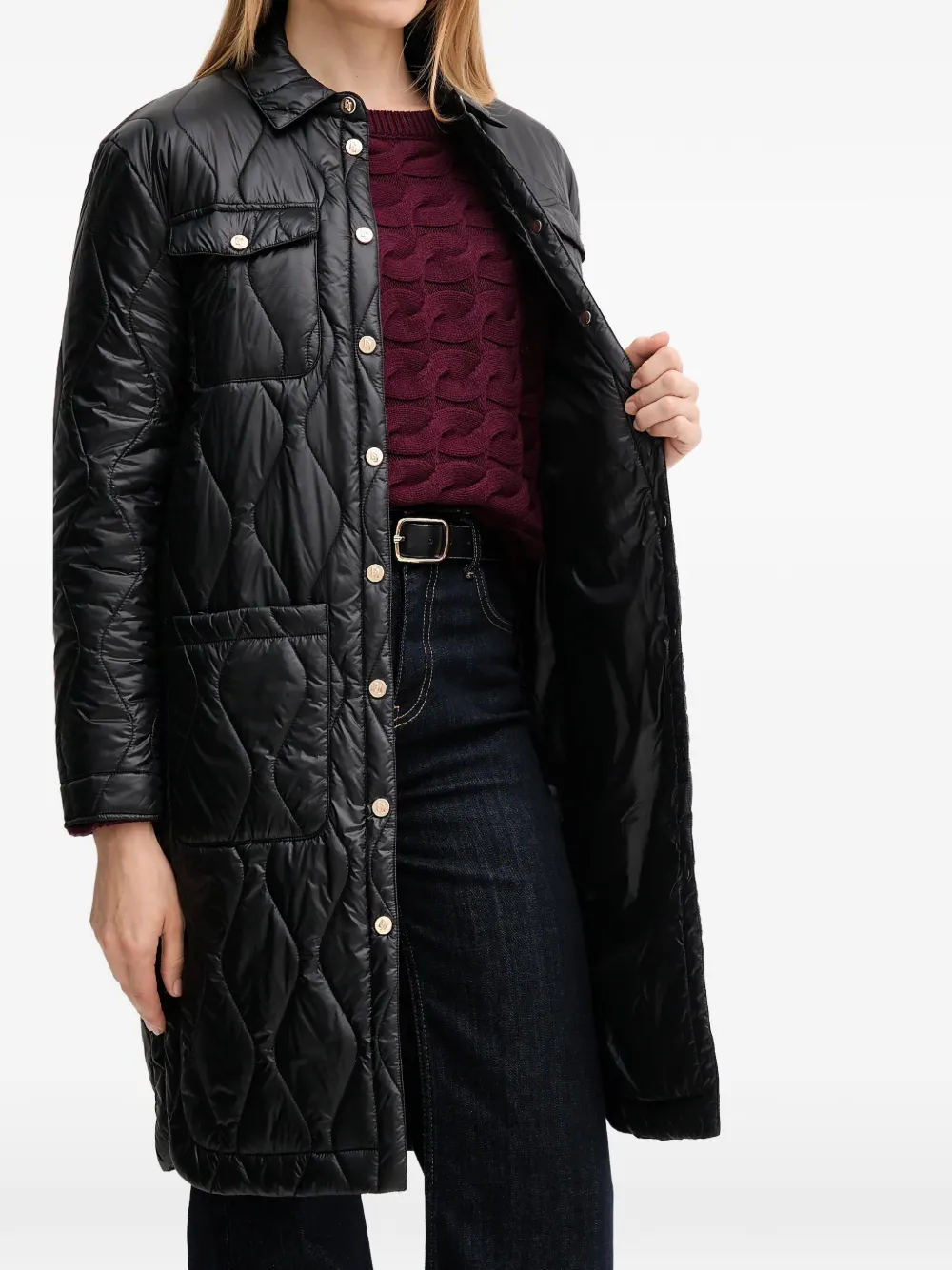 Quilted Buttoned Jacket