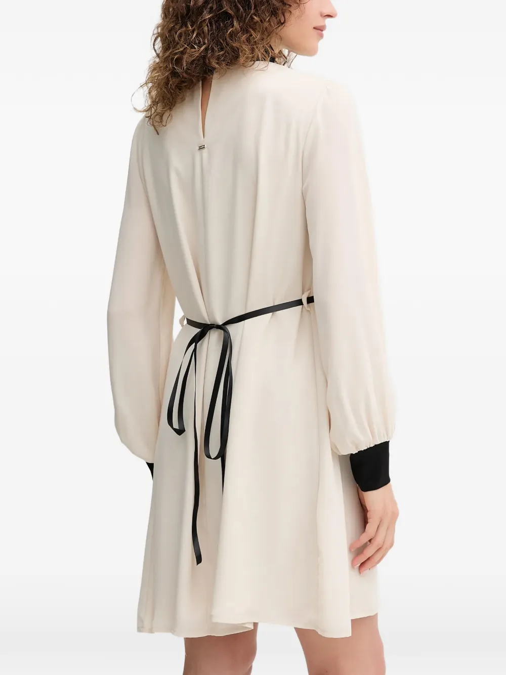  Gaudi Belt Midi Dress - Neutrals 