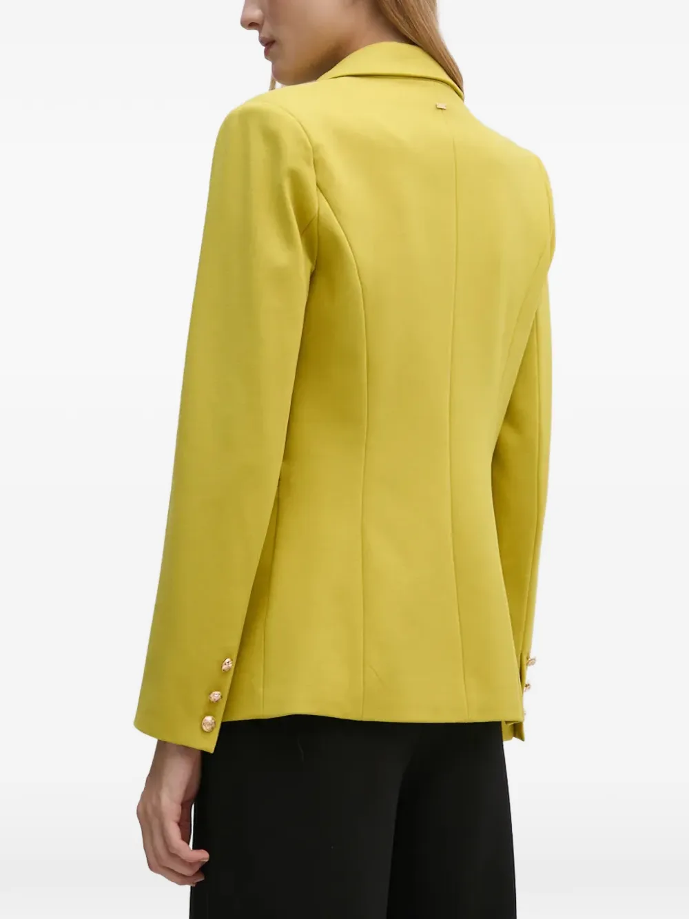 Button-Embellished Blazer