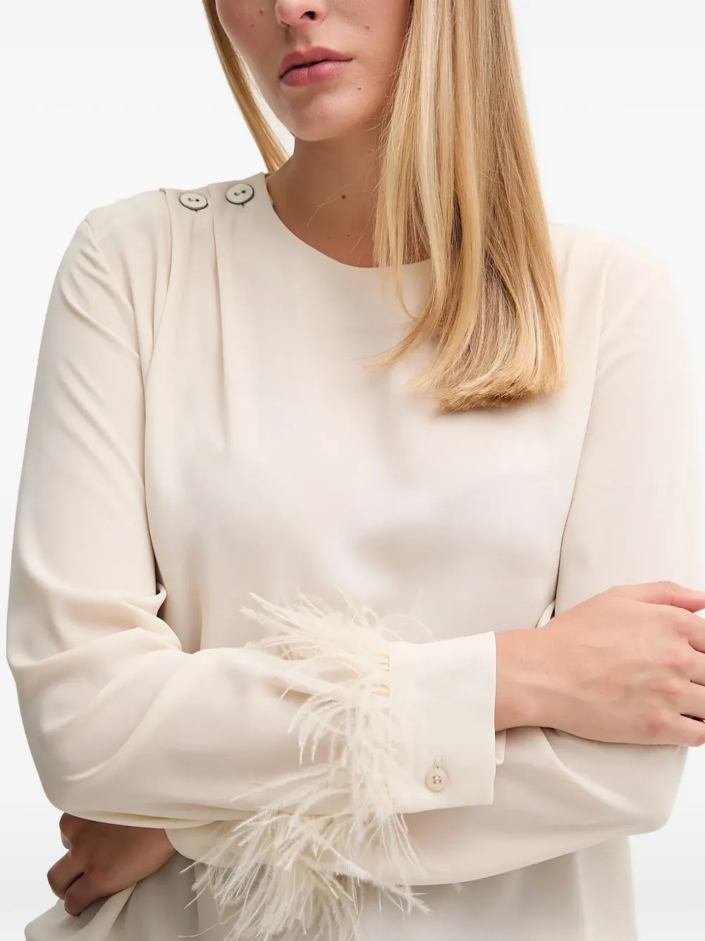 Gaudi Georgette blouse Beige