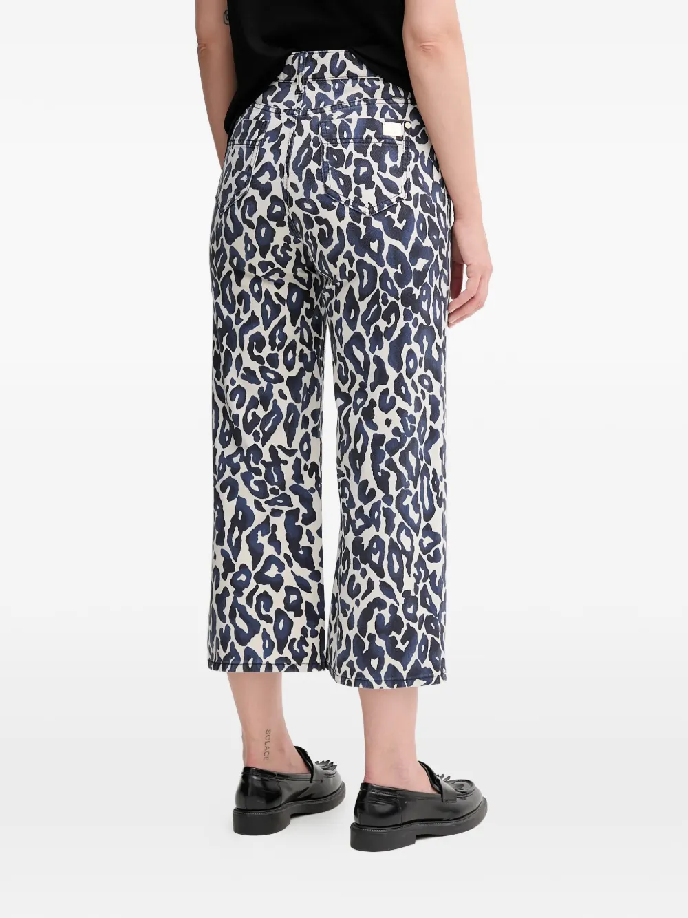 Gaudi Jeans met dierenprint Blauw