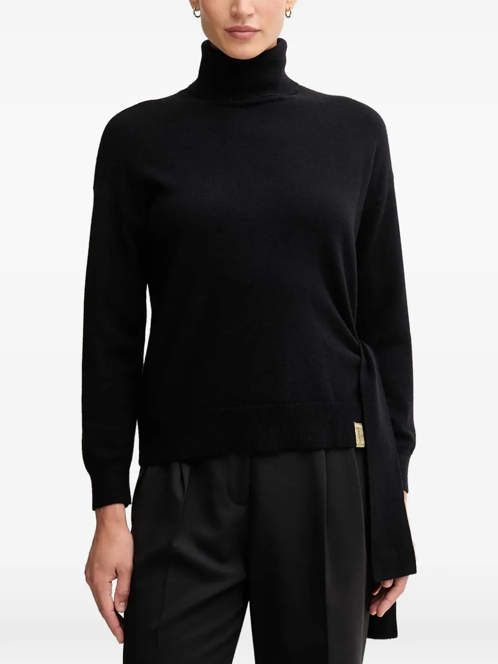 Gaudi turtleneck sweater - Nero