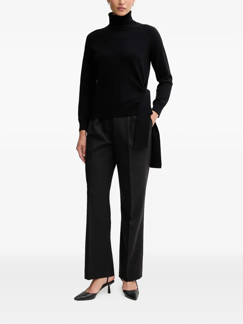  Gaudi Turtleneck Sweater - Black 