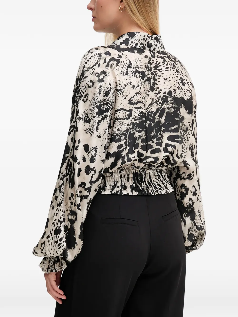 Long-Sleeved Printed Shirt