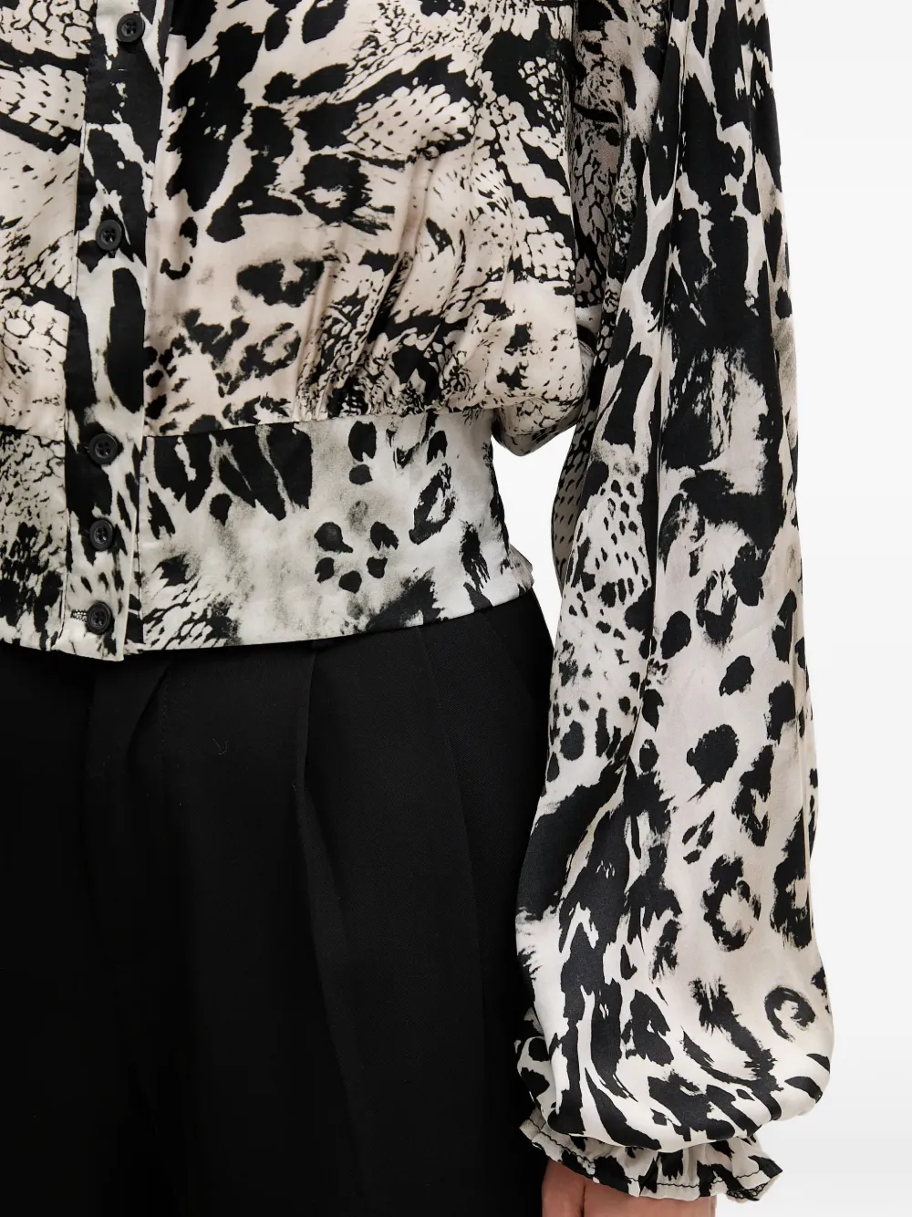 Long-Sleeved Printed Shirt