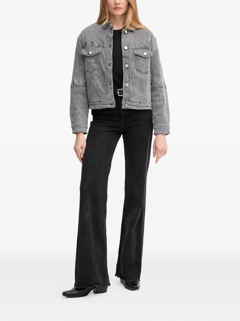  Gaudi Giacca Denim - Grigio 