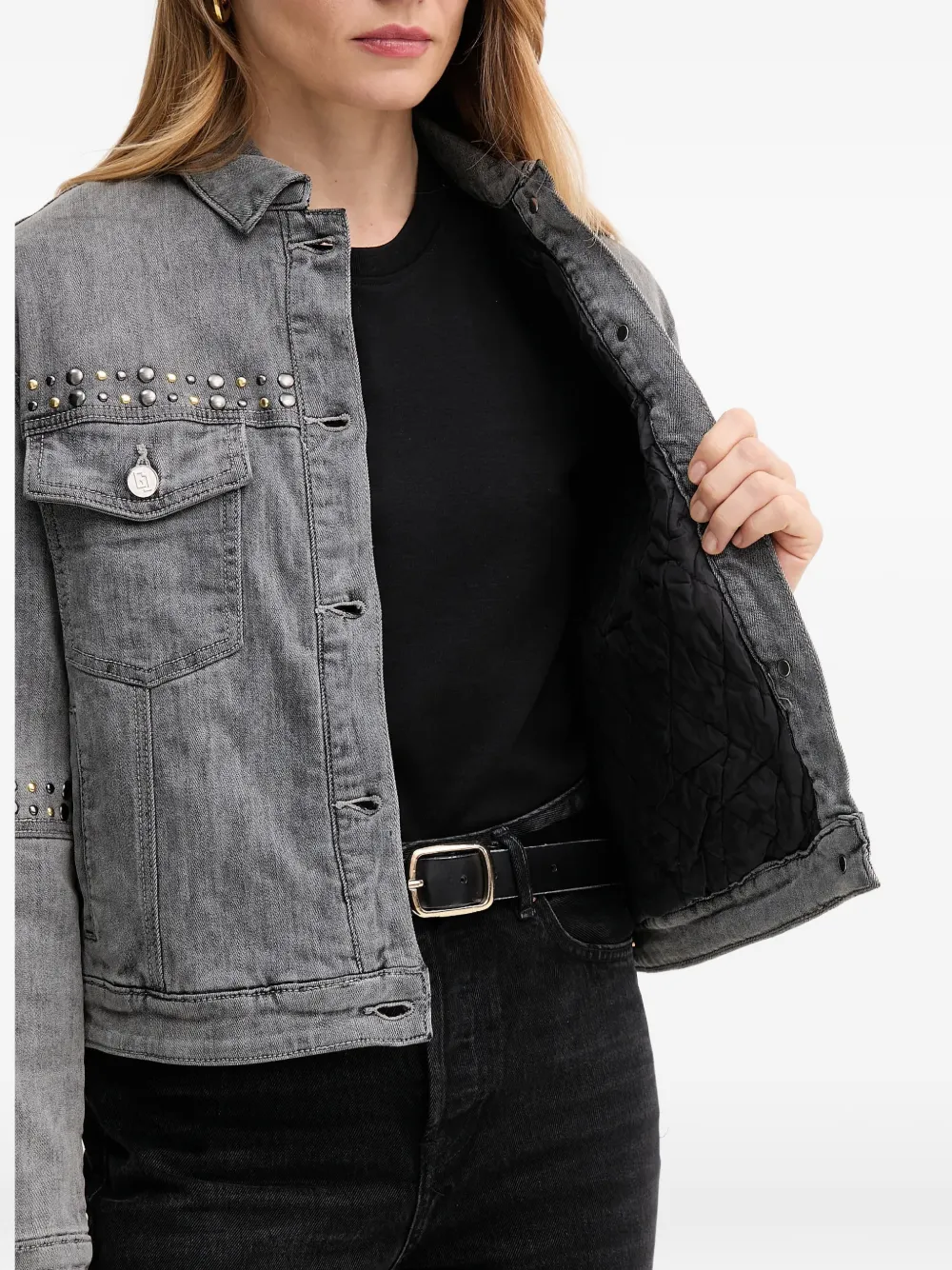  Gaudi Giacca Denim - Grigio 