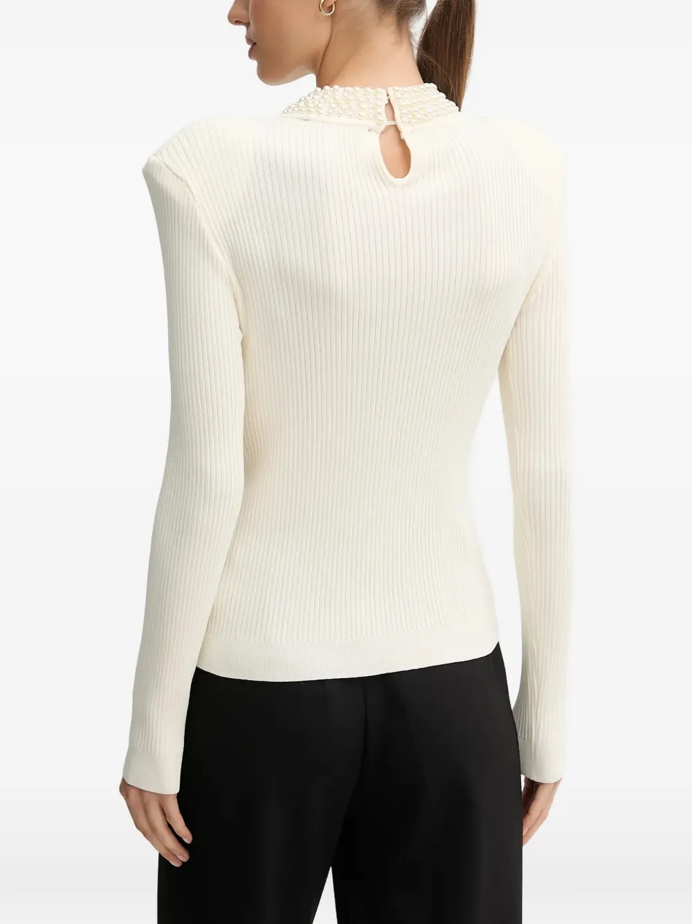  Gaudi Pearl-embellished Sweater - Neutrals 