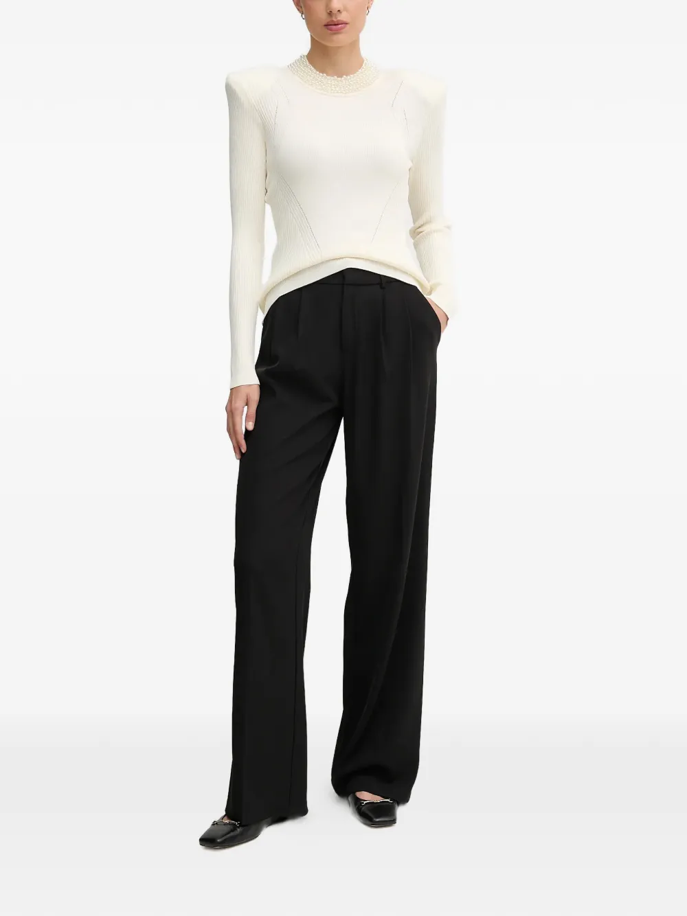  Gaudi Pearl-embellished Sweater - Neutrals 