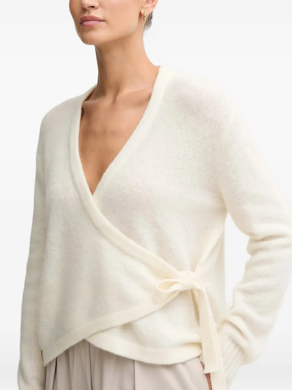  Gaudi V-neck Cardigan - White 