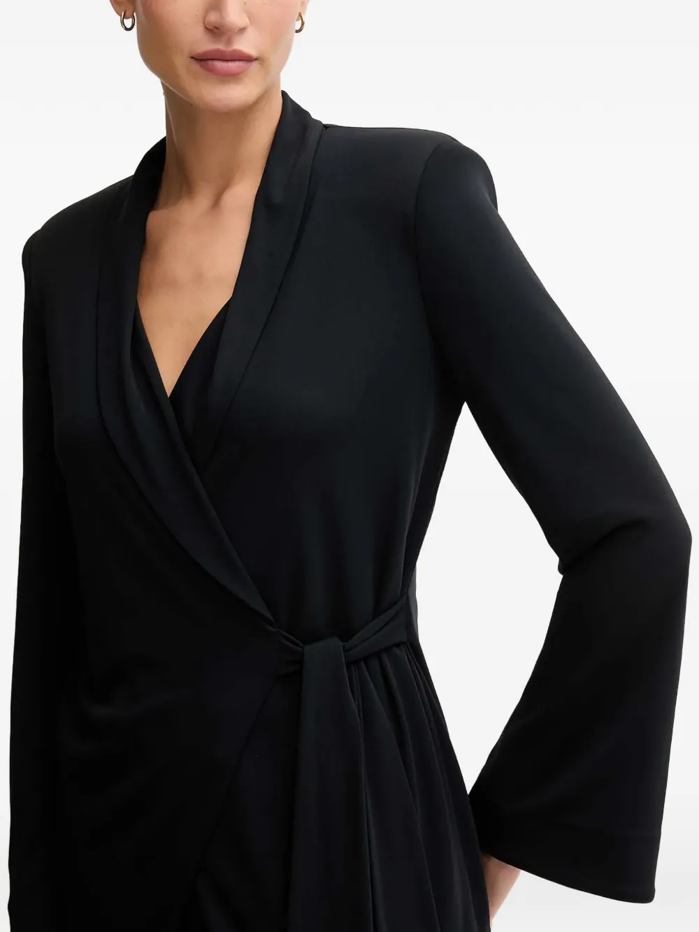  Gaudi Tie-fastening Blazer - Black 
