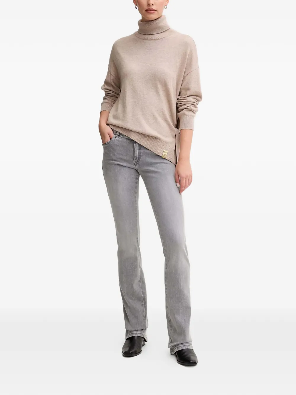  Gaudi Roll-neck Sweater - Neutrals 