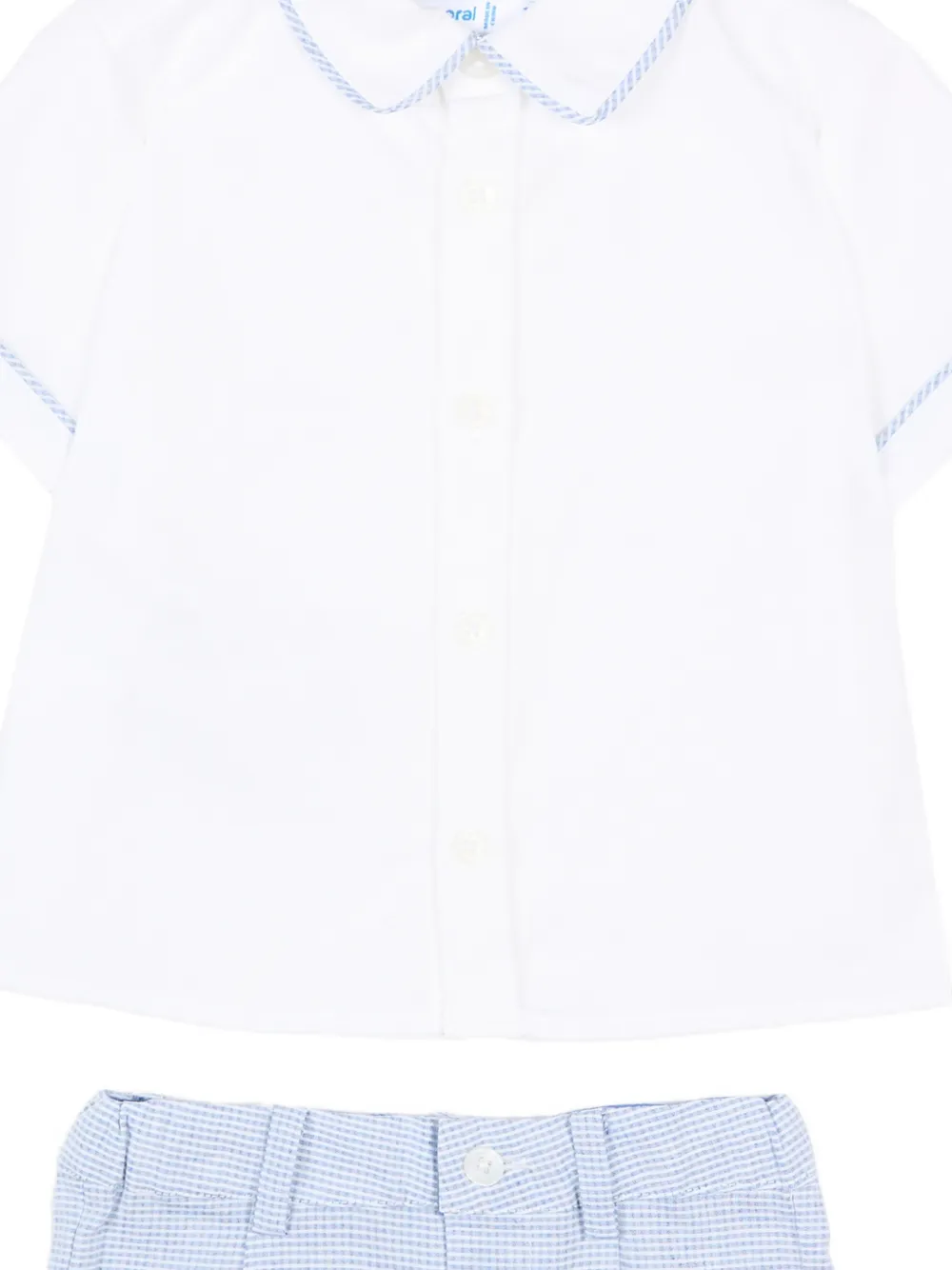 Piped Shorts Set (Set Of Two)