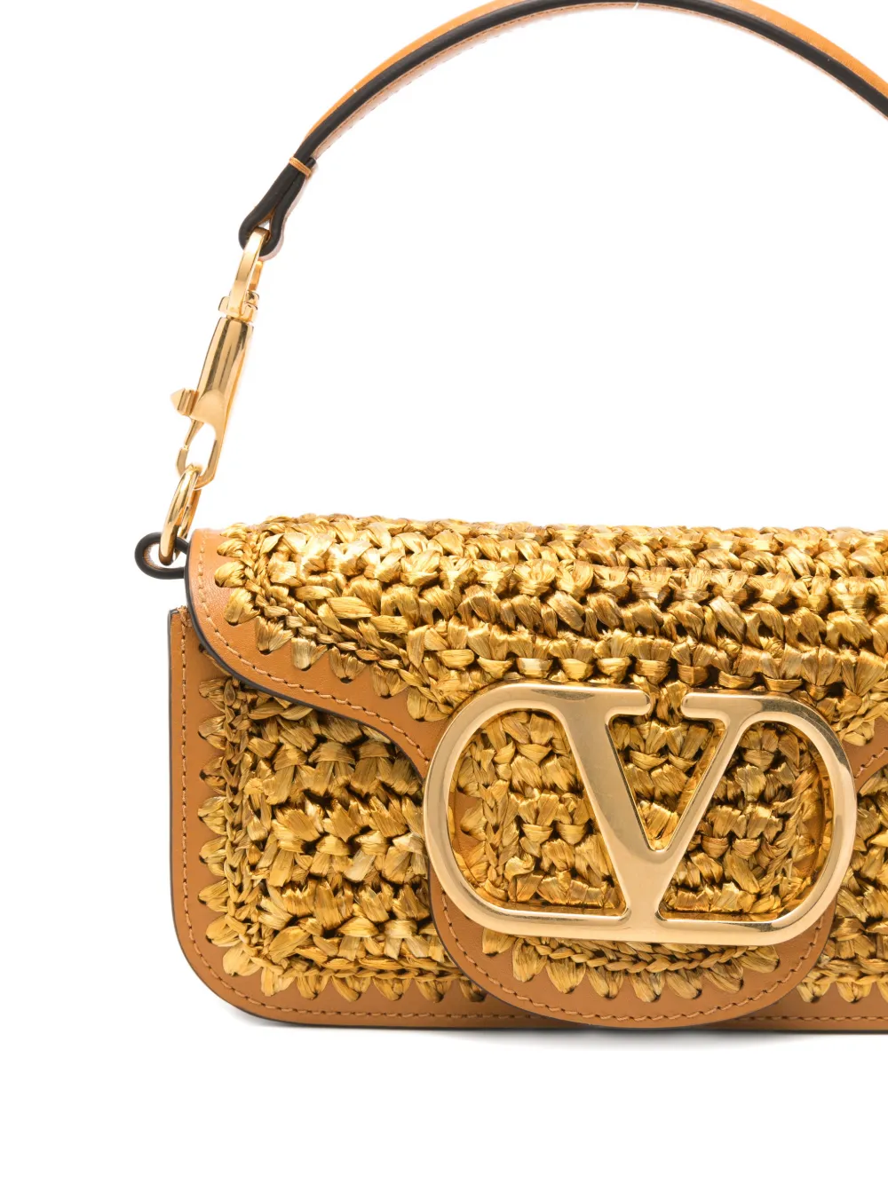 Valentino Garavani VLogo kleine tas Geel