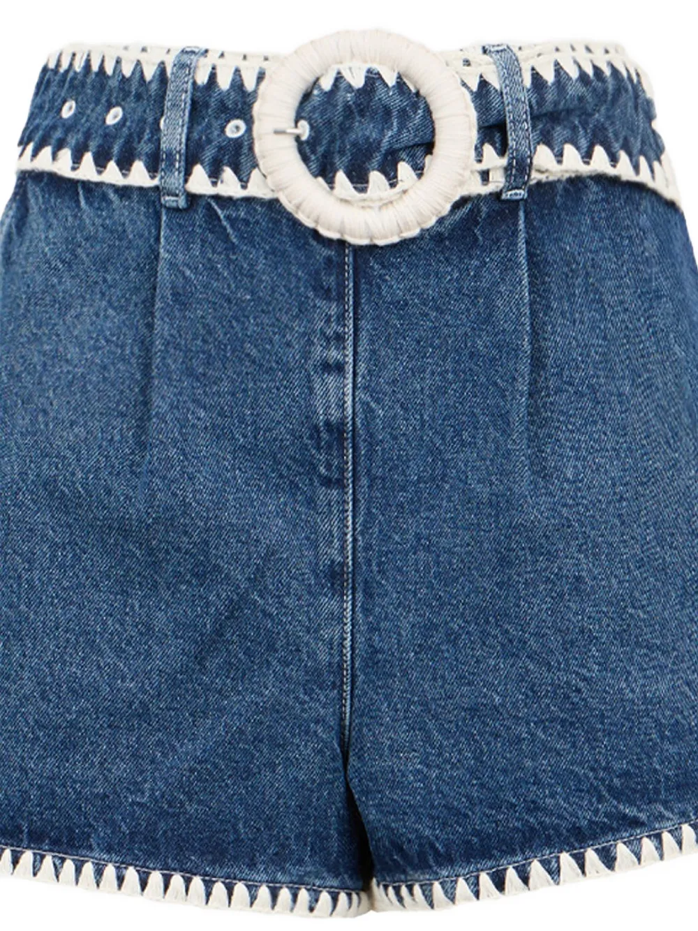 FARM Rio Gehaakte shorts met zak Blauw
