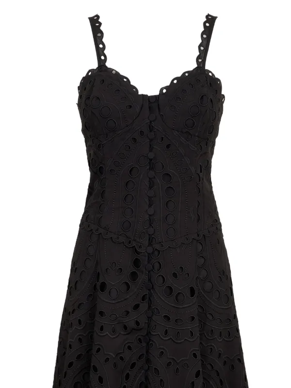 h&m black strapless dress Merlette Paradis Eyelet Excl. Black / Exclusive Dress / XX-Large