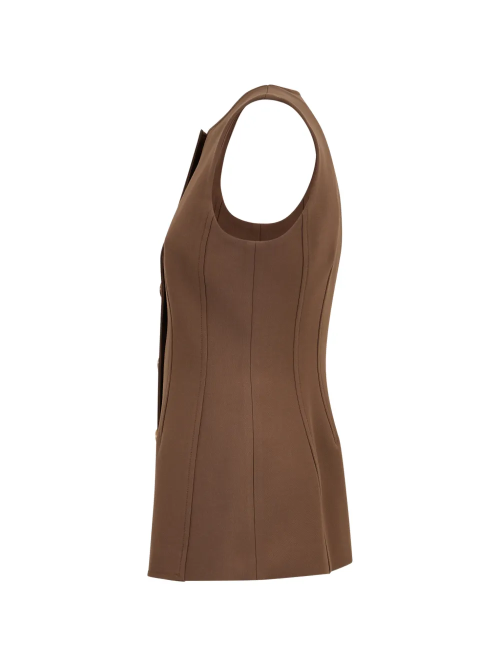 Veronica Beard Jessup gilet met knopen Bruin