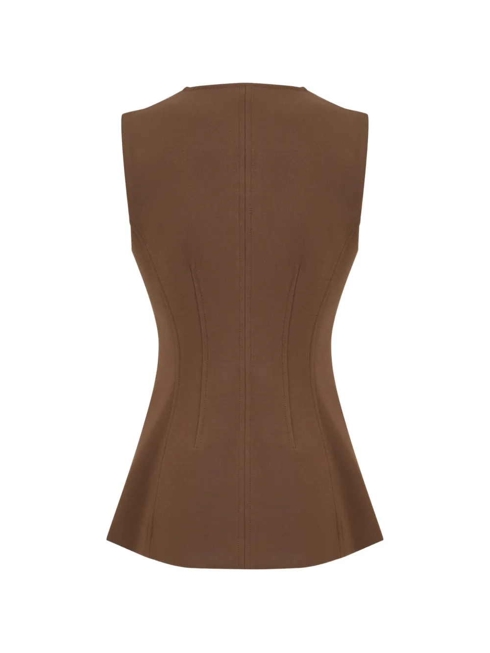 Veronica Beard Jessup gilet met knopen Bruin