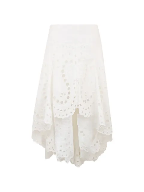 Charo Ruiz Ibiza Finn eyelet asymmetric skirt