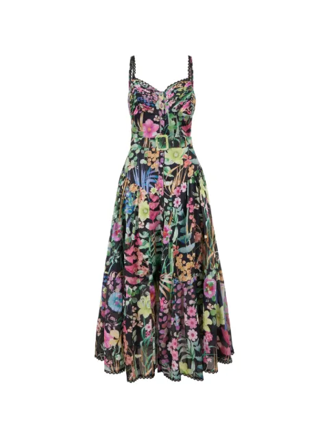 Charo Ruiz Ibiza Cael floral-print belted dress