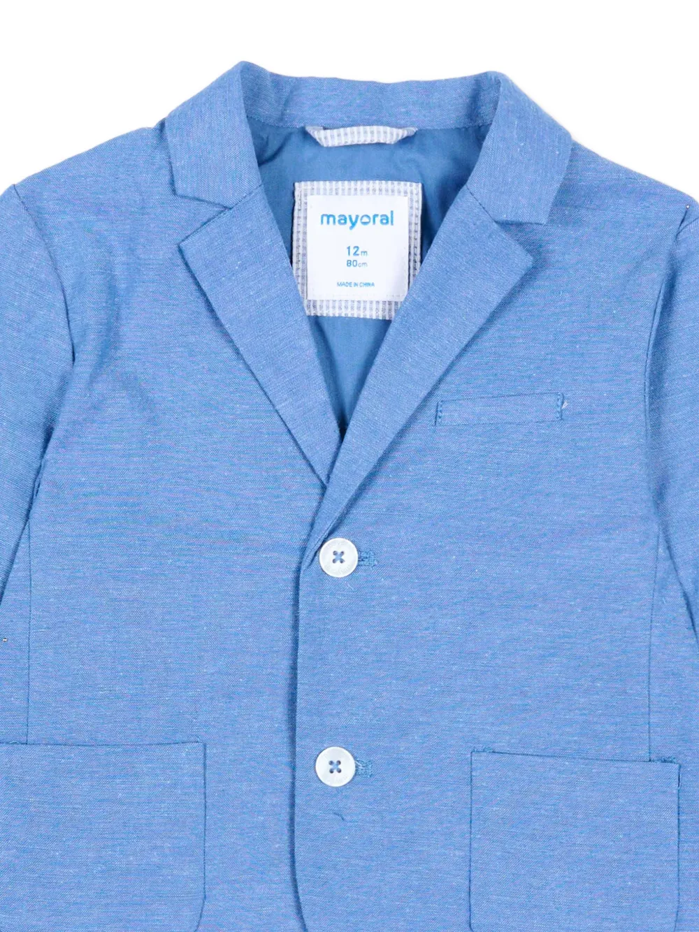  Mayoral Button Blazer - Blue 