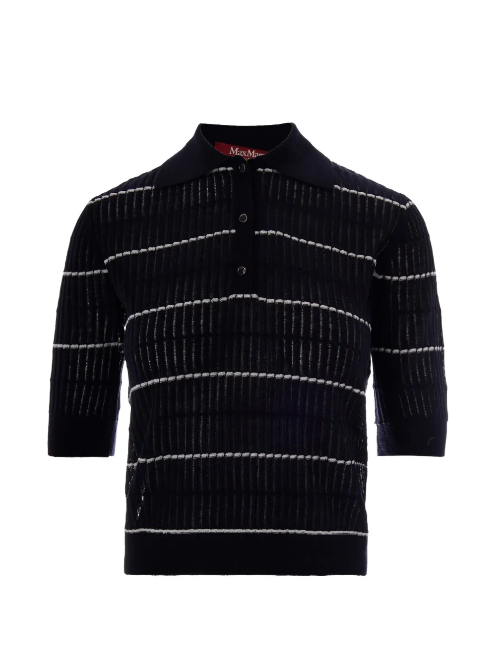 Max Mara striped knitted sweater - Blu