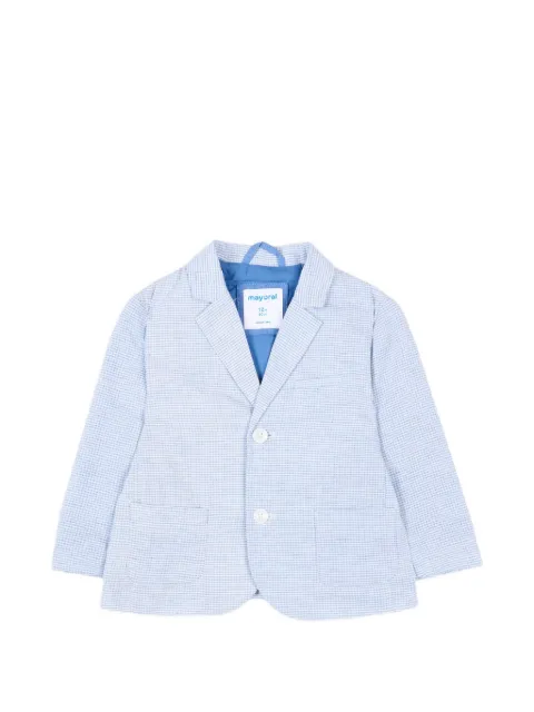 Mayoral micro-check blazer