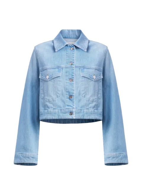 DONDUP cropped jakke med brystlomme