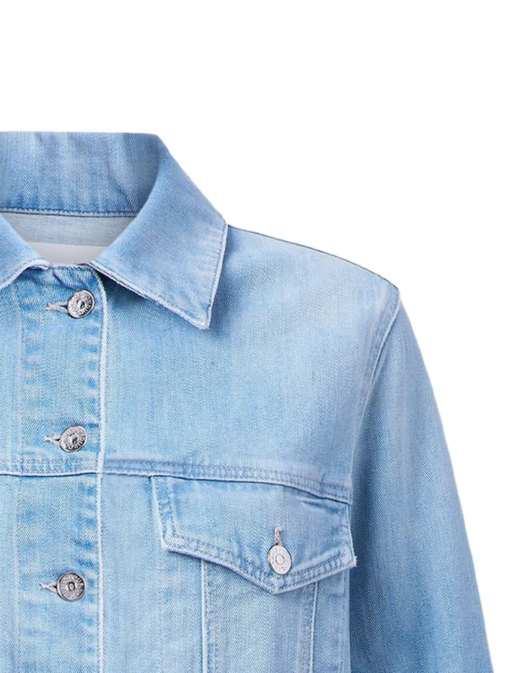 Chest-Pocket Cropped Jacket