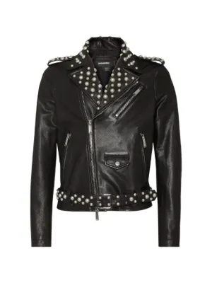 Dsquared2（ディースクエアード）メンズ レザージャケット - FARFETCH