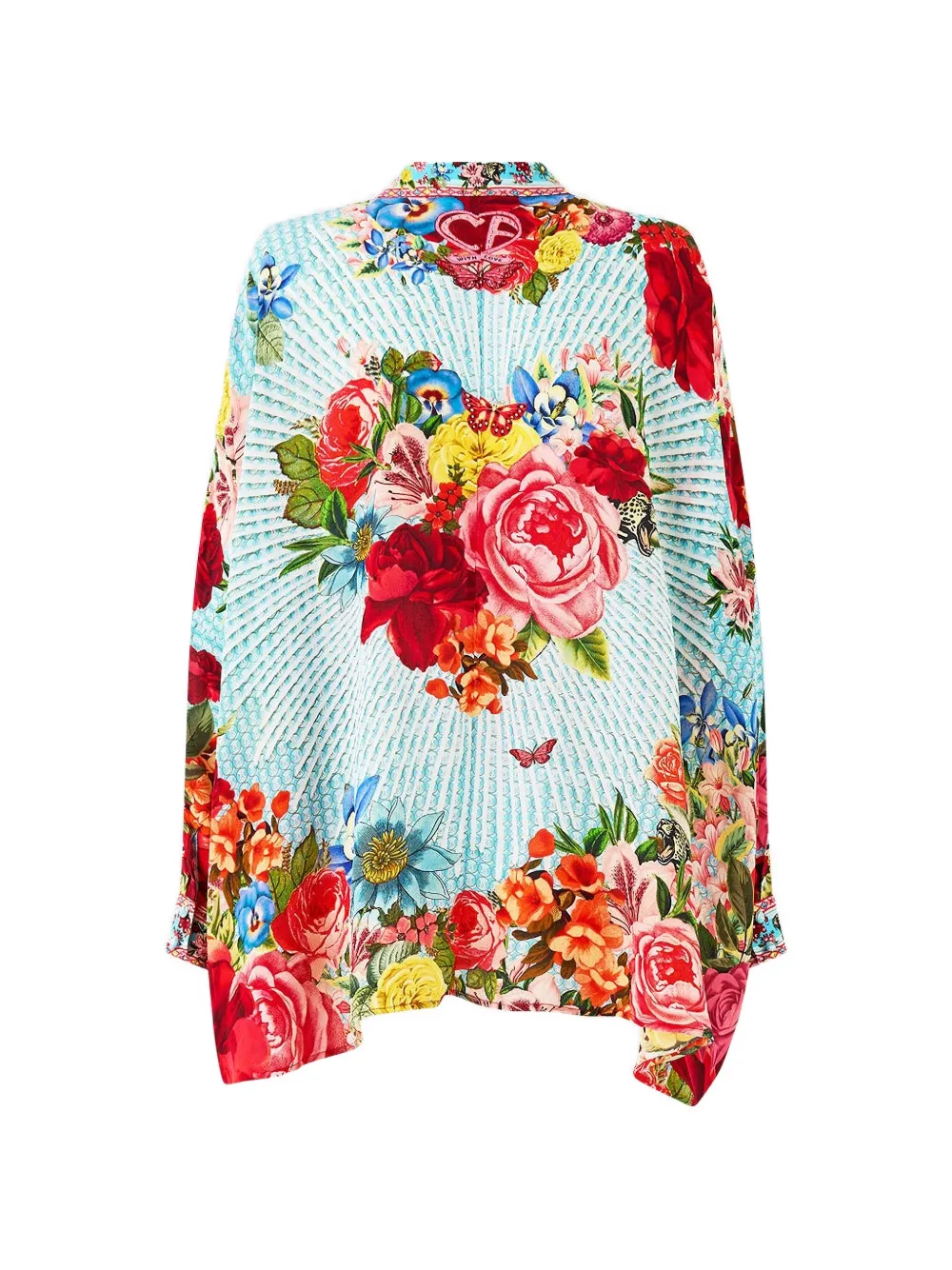  Camilla Papers And Curious Capers Blouse - Blue 