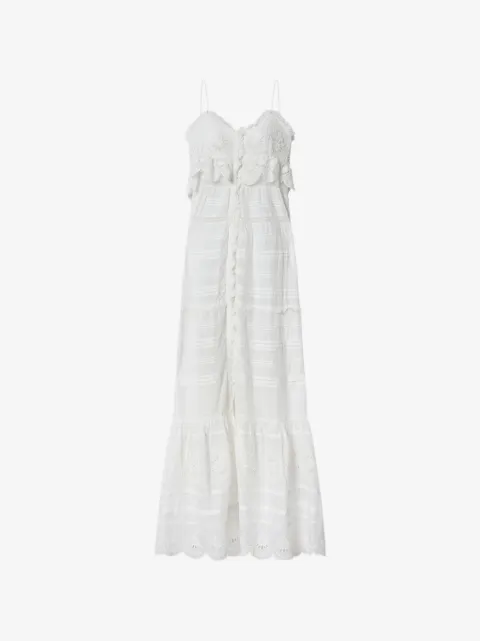 MARANT ÉTOILE Paule lace tiered dress