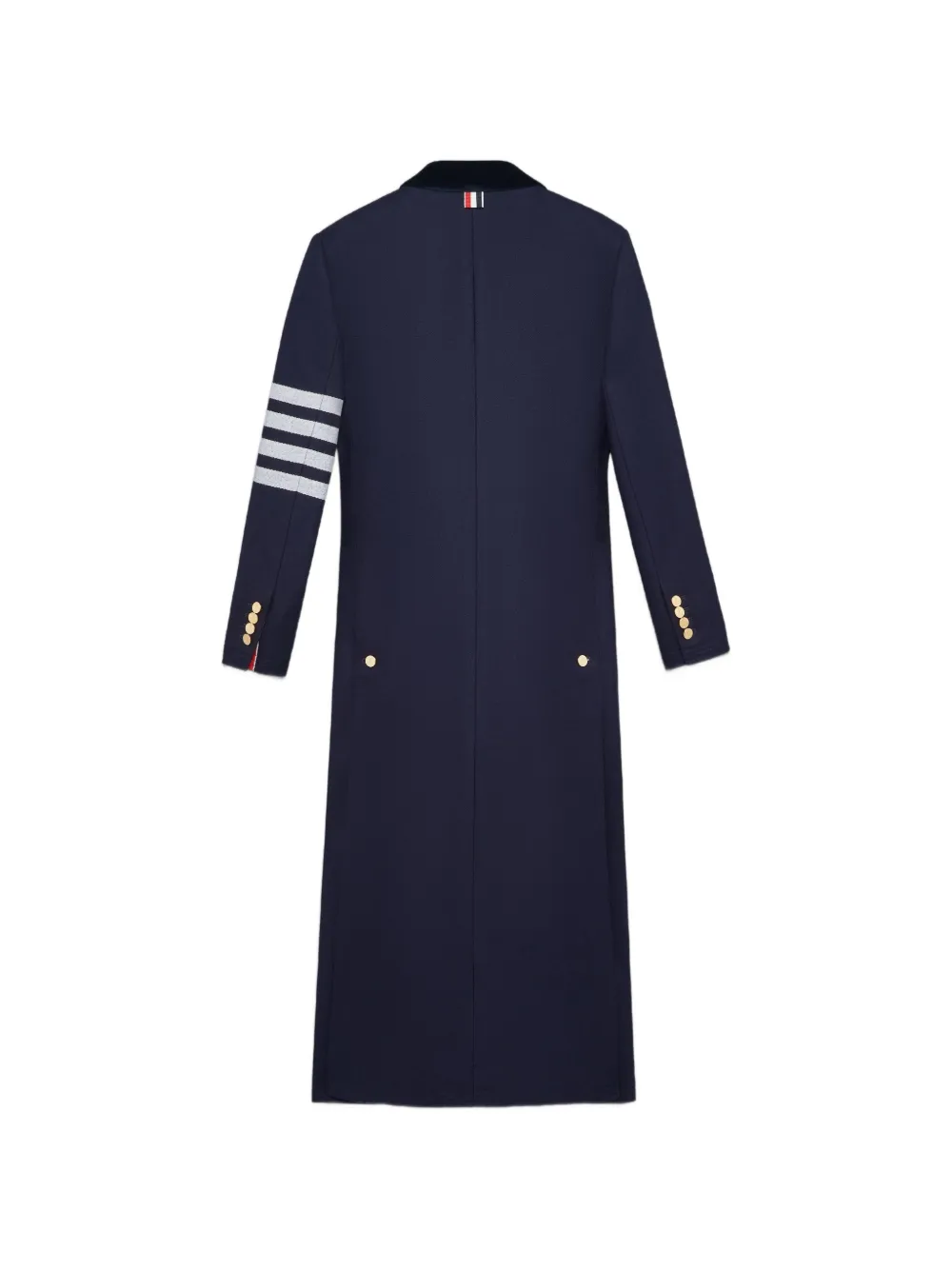  Thom Browne Melton Coat - Blue 