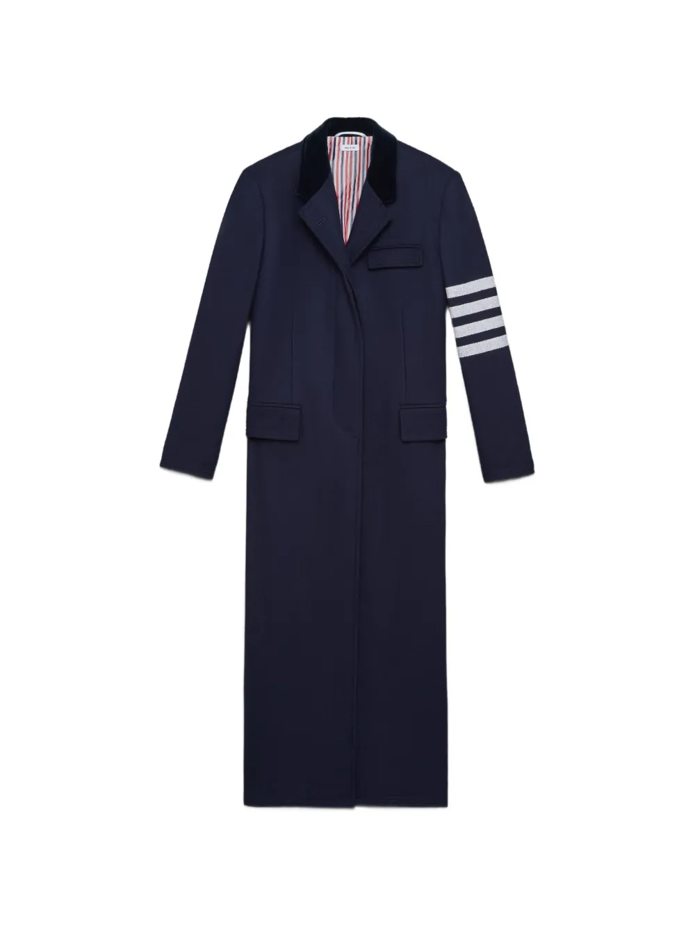 Thom Browne Melton coat - Blu