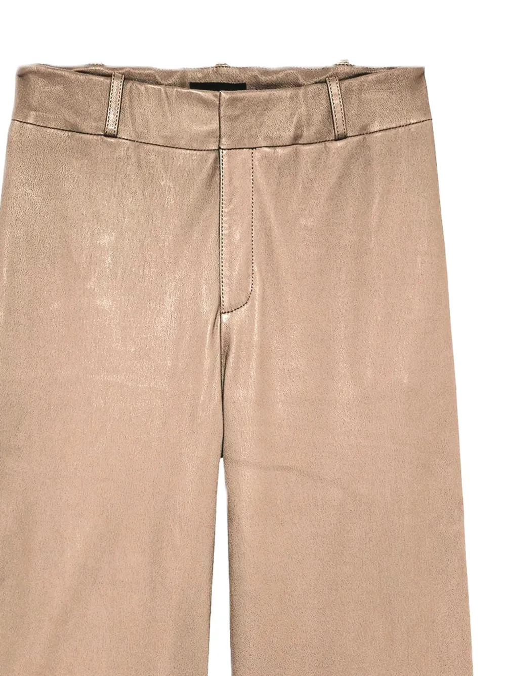  Arma Karina Panelled Leather Trousers - Neutrals 