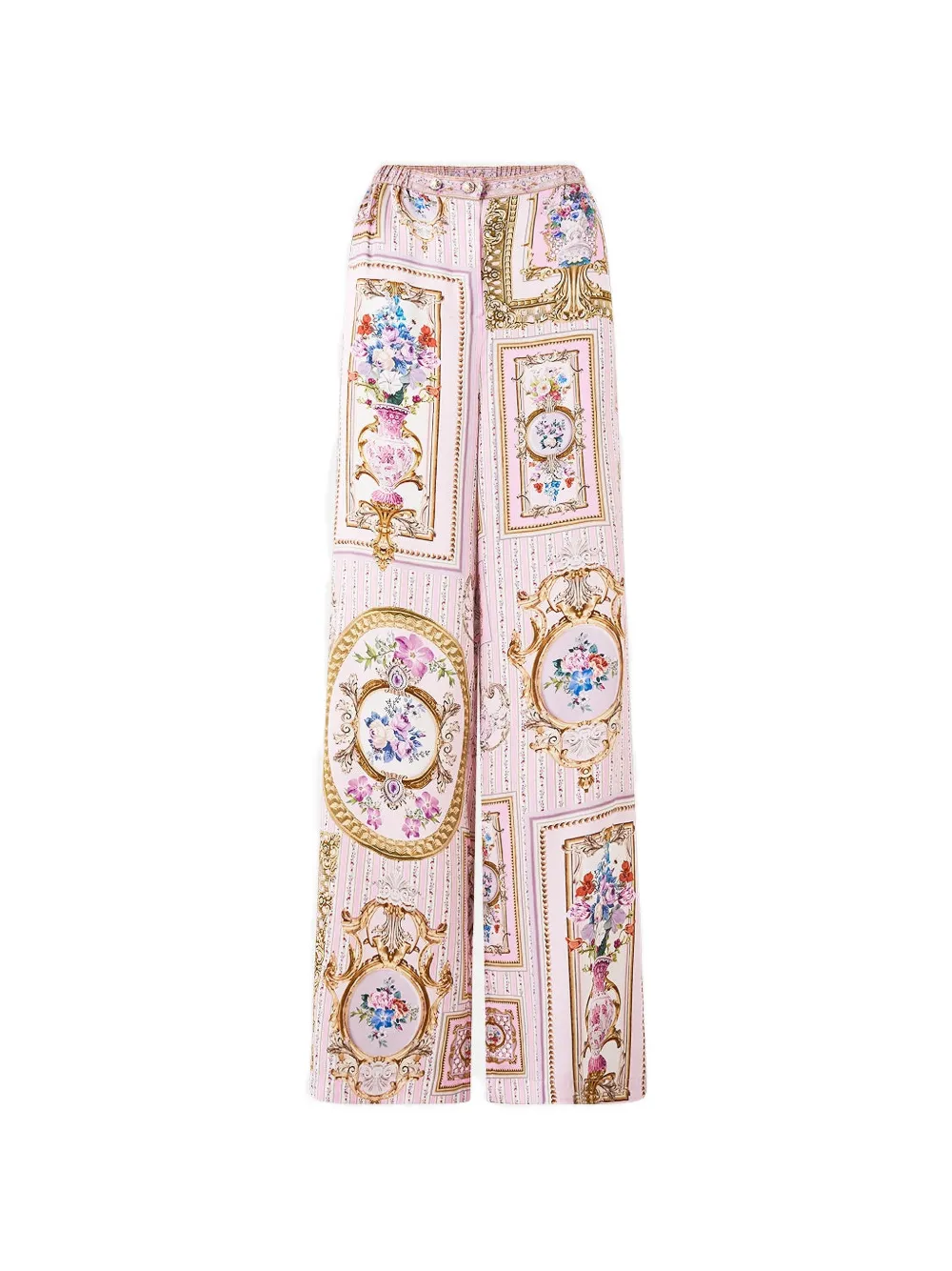 Camilla button-front pants - Rosa