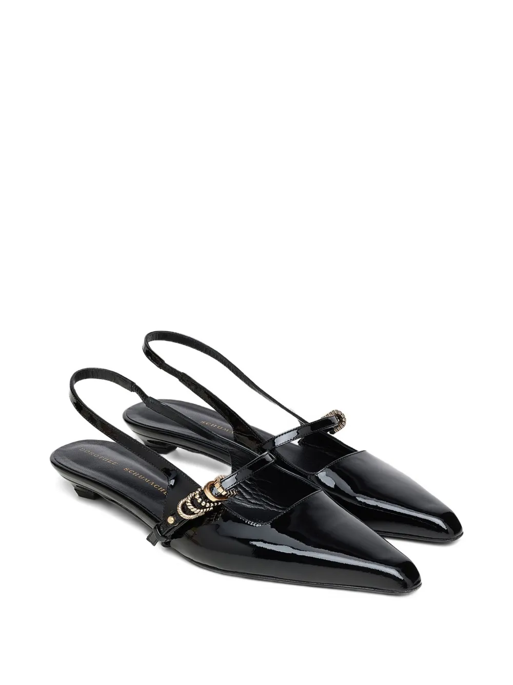 Dorothee Schumacher Pumps verfraaid met ring Zwart