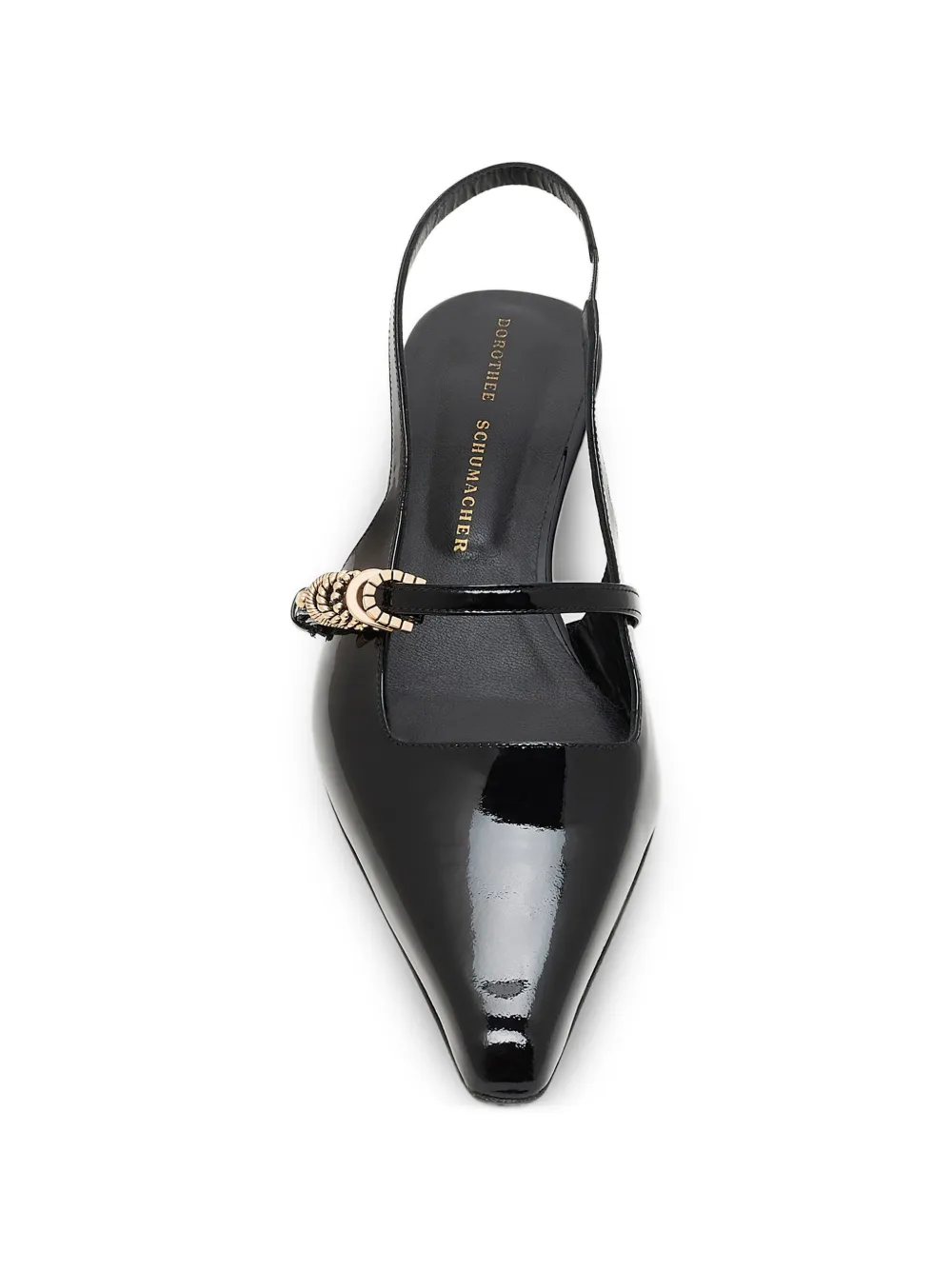 Dorothee Schumacher Pumps verfraaid met ring Zwart